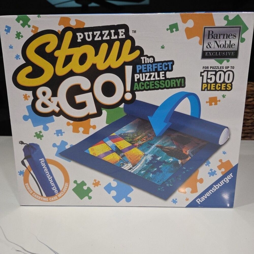NEW SEALED Ravensburger Puzzle Stow And Go Up To 1500 Pieces Kids Toys B18